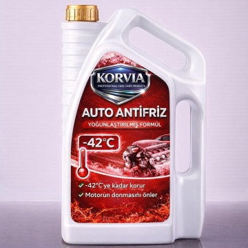 Korvia Oto Antifirizi 3Lt ( Kırmızı )
