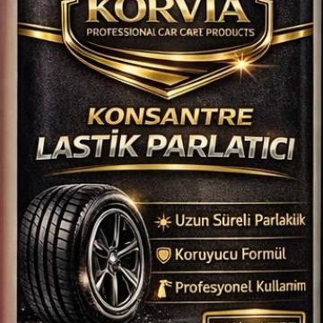Korvia Gold Serisi Lastik Parlatıcı 5Lt